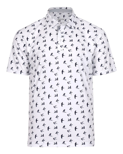 Swannies Golf Polos S / White Swannies Golf - Men's Peak Polo