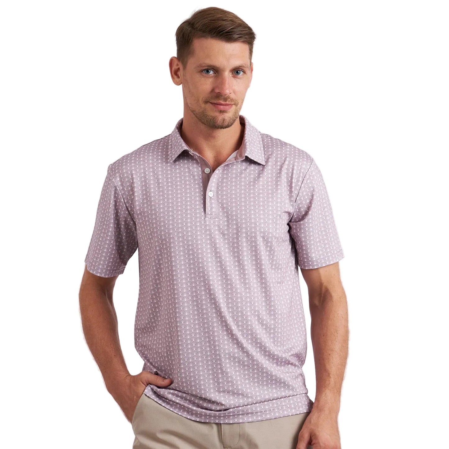 Swannies Golf Polos Swannies Golf - Men's Seashell Polo