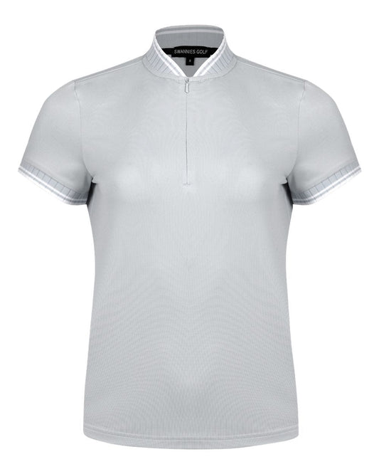 Swannies Golf Polos XS / Grey Swannies Golf - Women's Tara Tipped Polo