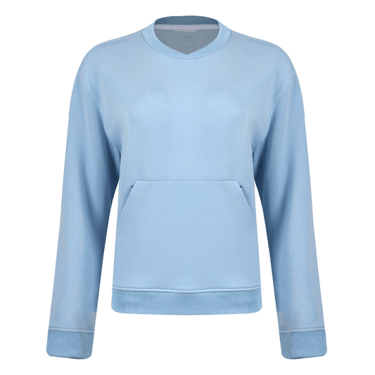 Swannies Golf Sweatshirts XS / Sky Swannies Golf - Women's Margaret Cross Neck Sweatshirt