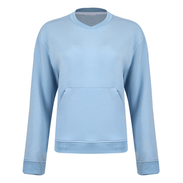 Swannies Golf Sweatshirts XS / Sky Swannies Golf - Women's Margaret Cross Neck Sweatshirt