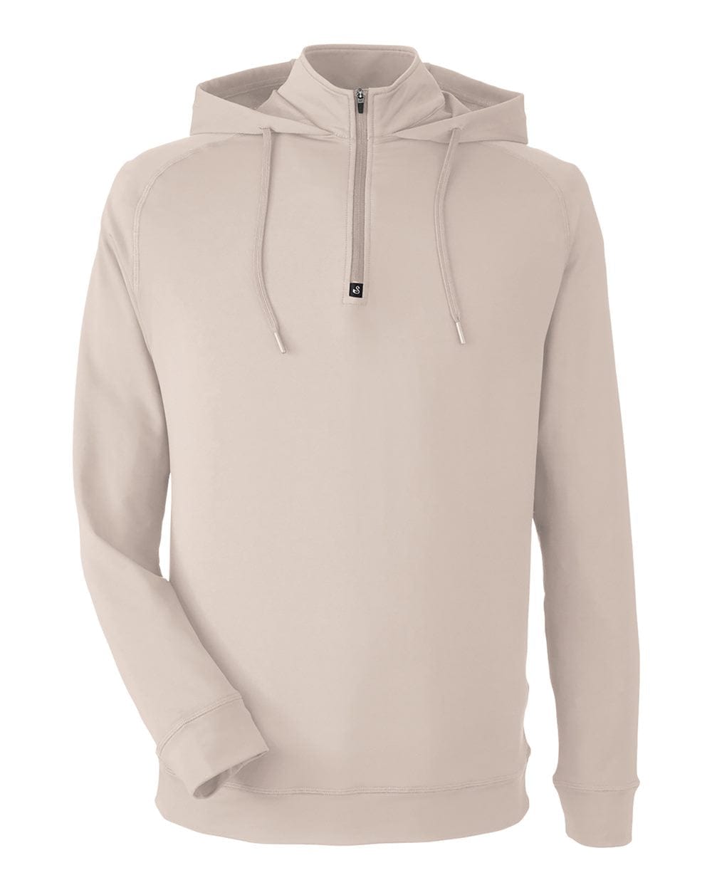 Swannies Golf Sweatshirts XXS / Tan Swannies Golf - Men's Vandyke Quarter-Zip Hooded Sweatshirt
