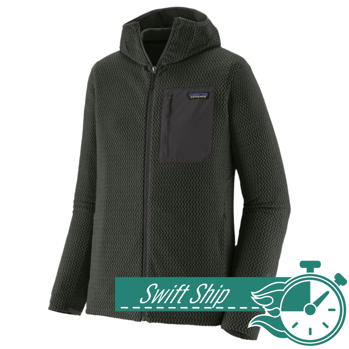 Swift Ship Fleece 3-Day Swift Ship: Patagonia - Men's R1® Air Full-Zip Hoody