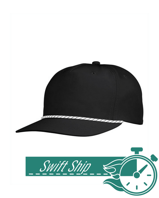 Swift Ship Headwear One Size / Black 3-Day Swift Ship: Swannies Golf - Men's Brewer Hat