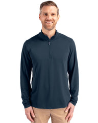 Swift Ship Layering 3-Day Swift Ship: Cutter & Buck - Men's Virtue Eco Pique Recycled Quarter Zip