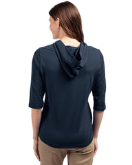 Swift Ship Layering 3-Day Swift Ship: Cutter & Buck - Women's Virtue Eco Pique Half Zip Hoodie