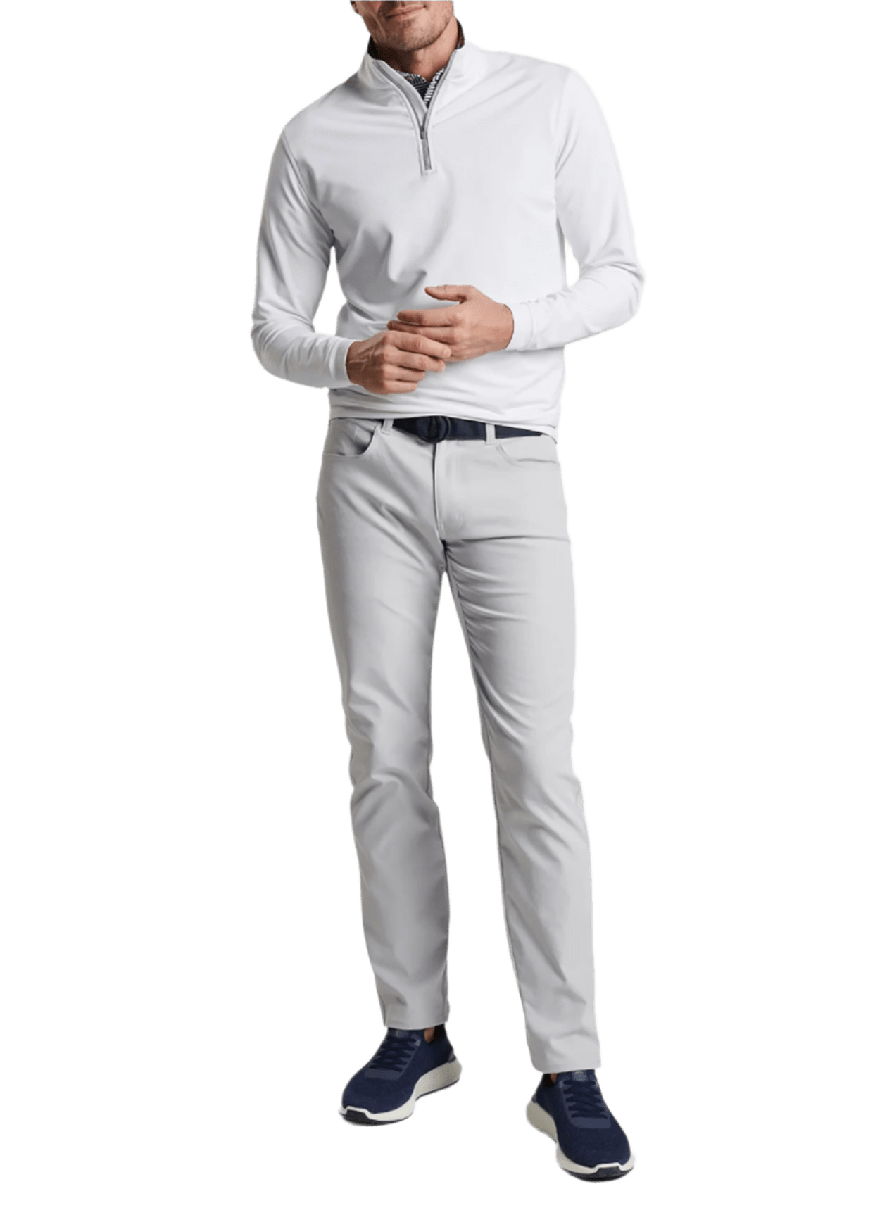 Swift Ship Layering 3-Day Swift Ship: Peter Millar - Men's Perth Stretch Loop Terry Quarter-Zip