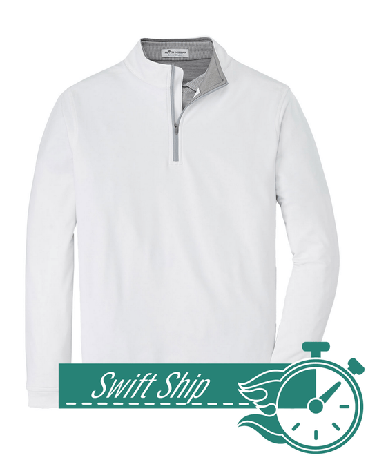 Swift Ship Layering 3-Day Swift Ship: Peter Millar - Men's Perth Stretch Loop Terry Quarter-Zip