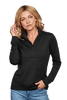 Swift Ship Layering S / Black Heather 3-Day Swift Ship: Greg Norman - Women's Utility 1/4 Zip Pullover