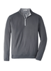 Swift Ship Layering S / Iron 3-Day Swift Ship: Peter Millar - Men's Perth Stretch Loop Terry Quarter-Zip