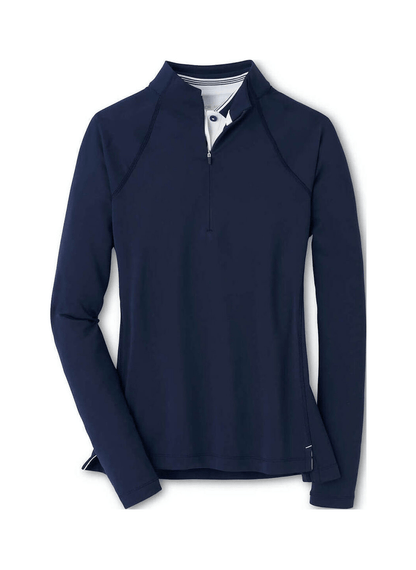 Swift Ship Layering XS / Navy 3-Day Swift Ship: Peter Millar - Women's Raglan Sleeve Perth Layer Quarter-Zip