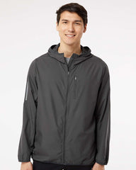 Swift Ship Outerwear 3-Day Swift Ship: adidas - Men's Hooded Full-Zip Windbreaker