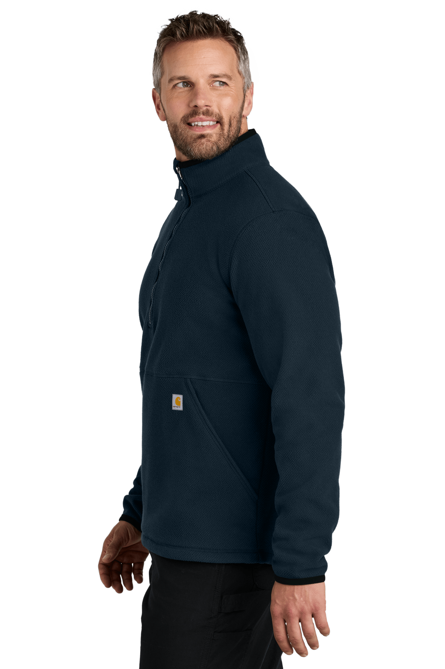 Swift Ship Outerwear 3-Day Swift Ship: Carhartt - Men's Textured 1/2-Zip Fleece Jacket