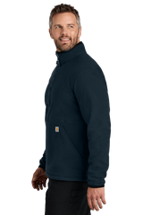 Swift Ship Outerwear 3-Day Swift Ship: Carhartt - Men's Textured 1/2-Zip Fleece Jacket