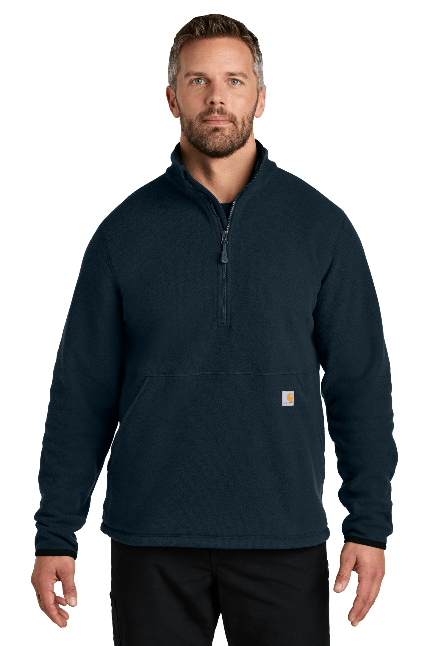 Swift Ship Outerwear 3-Day Swift Ship: Carhartt - Men's Textured 1/2-Zip Fleece Jacket