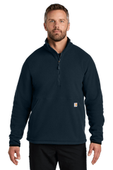 Swift Ship Outerwear 3-Day Swift Ship: Carhartt - Men's Textured 1/2-Zip Fleece Jacket