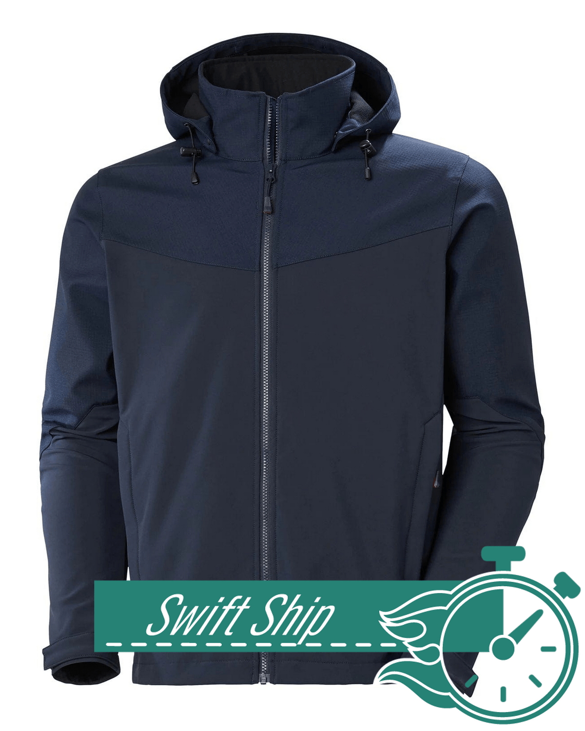 Swift Ship Outerwear 3-Day Swift Ship: Helly Hansen Workwear - Men's Oxford Hooded Softshell Jacket