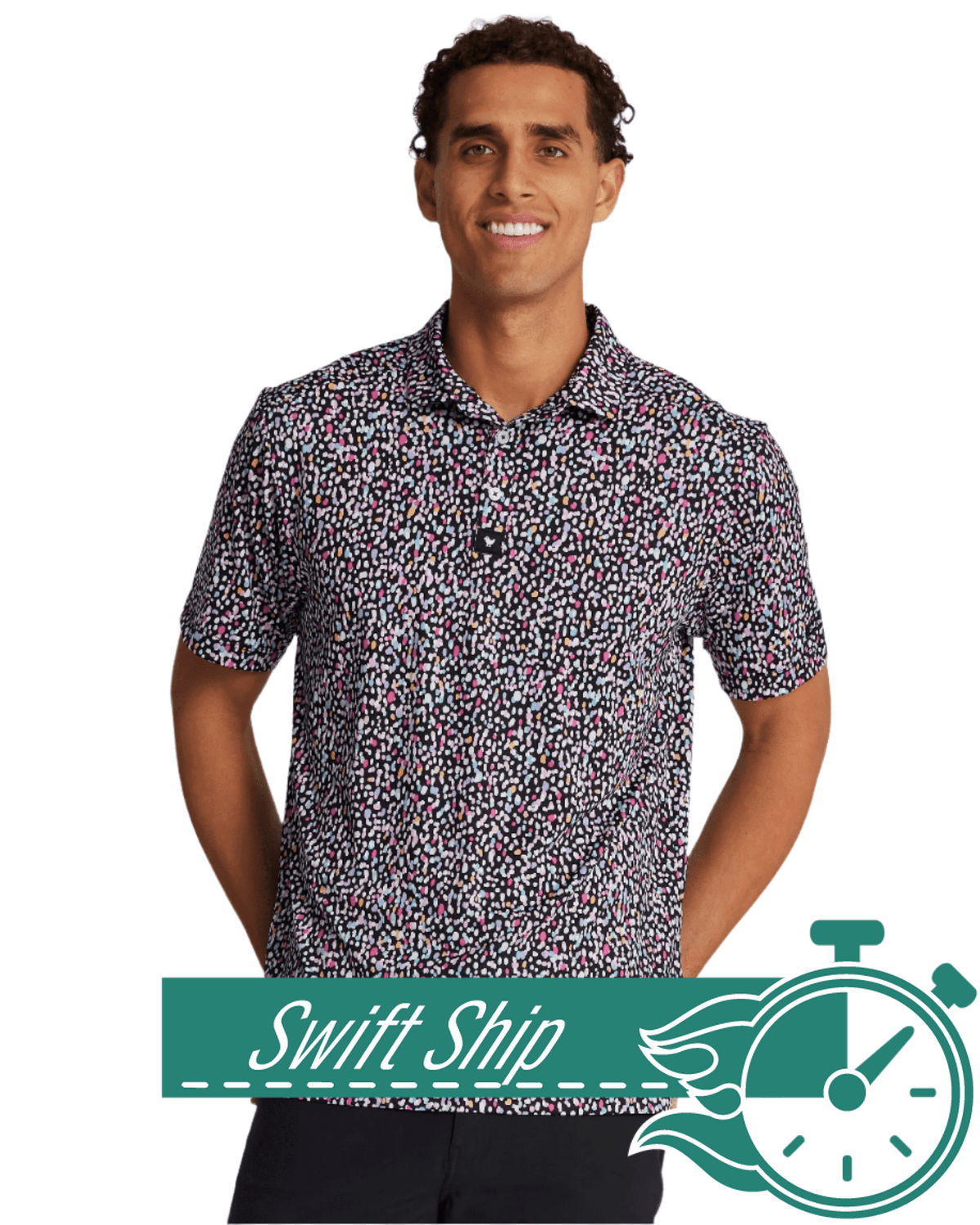 Swift Ship Polos 3-Day Swift Ship: Bad Birdie - Men's Drippity Drip Polo