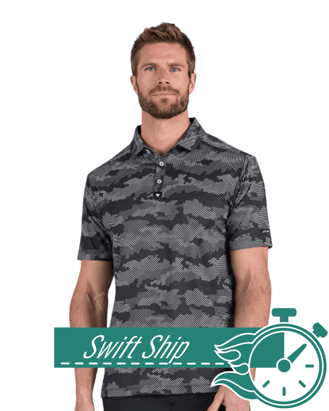 Swift Ship Polos 3-Day Swift Ship: Bad Birdie - Men's Frostbite Granite Polo