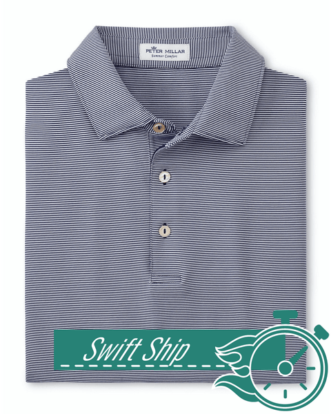 Swift Ship Polos 3-Day Swift Ship: Peter Millar - Men's Jubilee Striped Polo