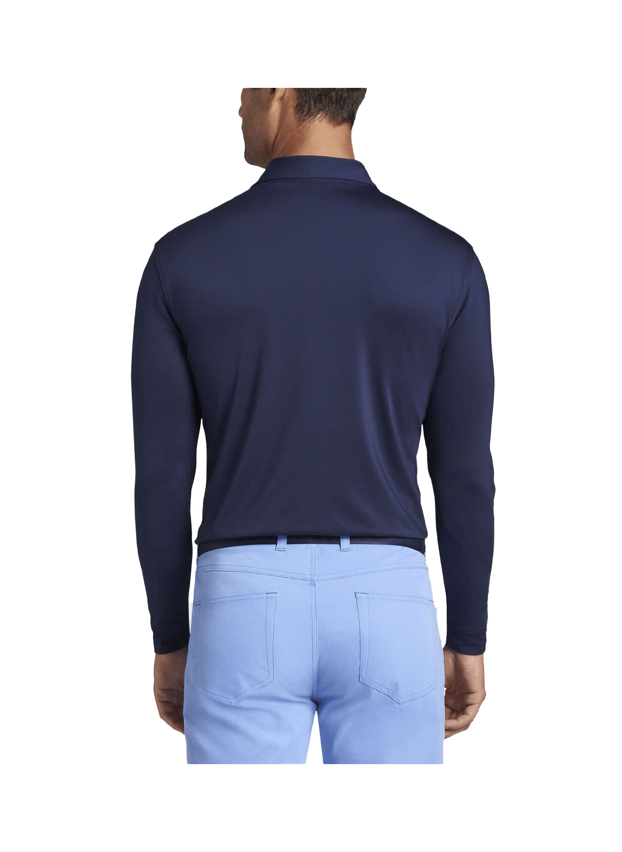 Swift Ship Polos 3-Day Swift Ship: Peter Millar - Men's Performance Long-Sleeve Jersey Polo