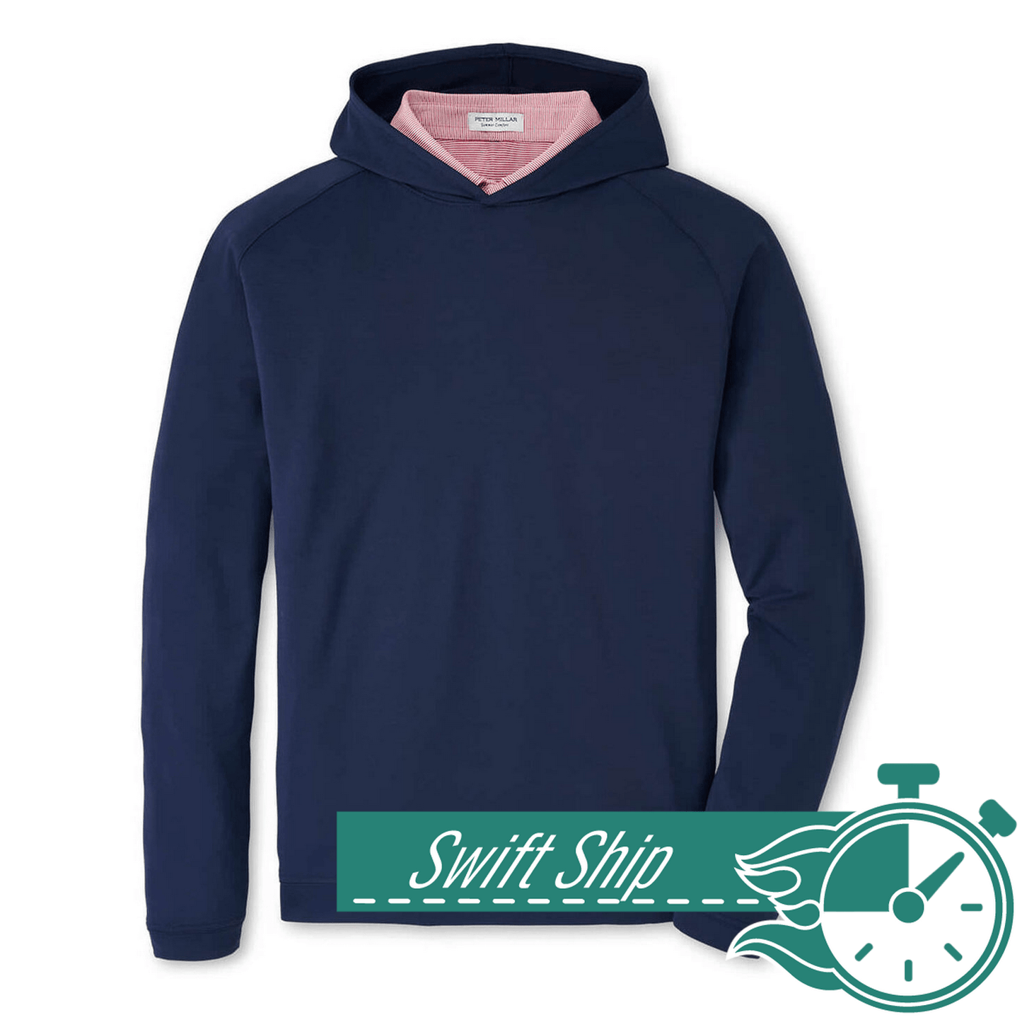 Swift Ship Sweatshirts 3-Day Swift Ship: Peter Millar - Men's Pine Performance Hoodie