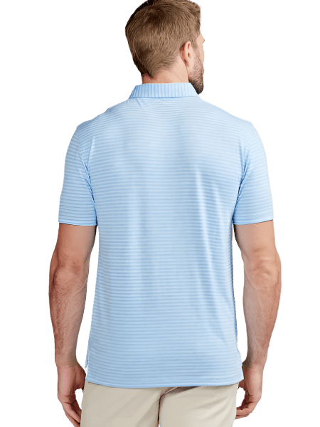 tasc Polos tasc - Men's Cloud Lightweight Polo Brookline Stripe