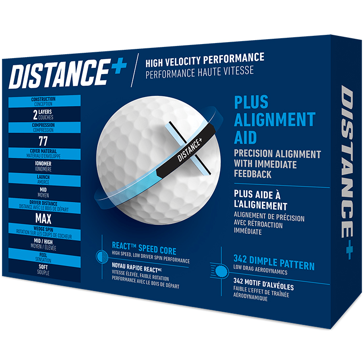 TaylorMade Accessories One Dozen / White TaylorMade - Custom Distance+ White Box Dozen