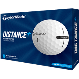 TaylorMade Accessories One Dozen / White TaylorMade - Custom Distance+ White Box Dozen