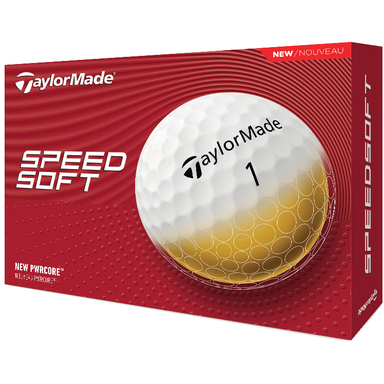 TaylorMade Accessories One Dozen / White TaylorMade - Custom Speed Soft White Box Dozen