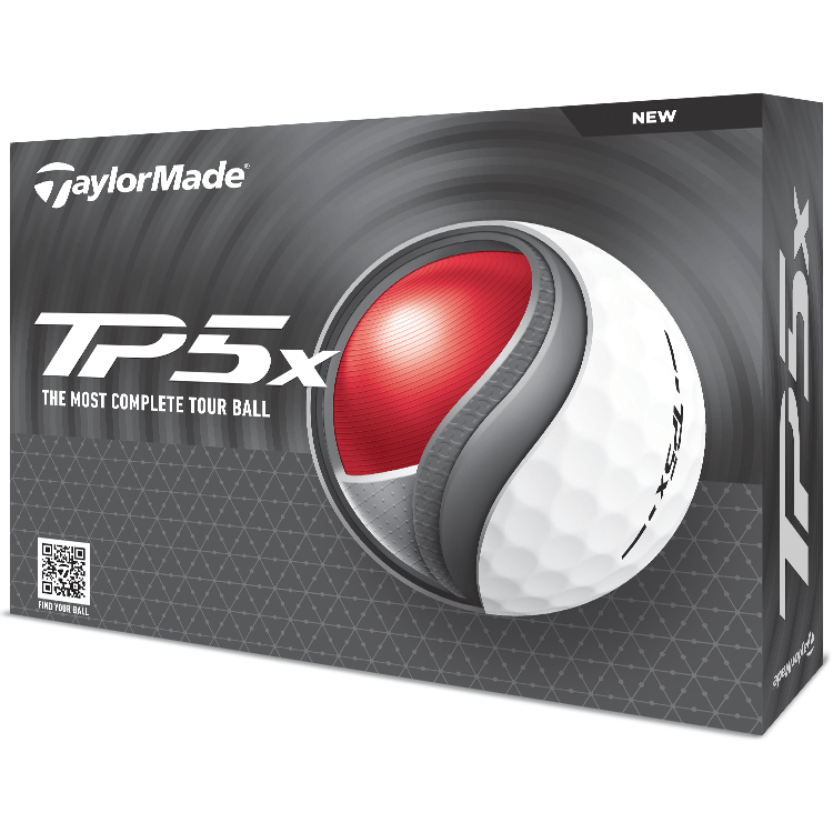TaylorMade Accessories One Dozen / White TaylorMade - Custom TP5X White Box Dozen