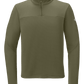 The North Face Layering S / Burnt Olive Green The North Face - Men's Aim 1/4-Zip Fleece