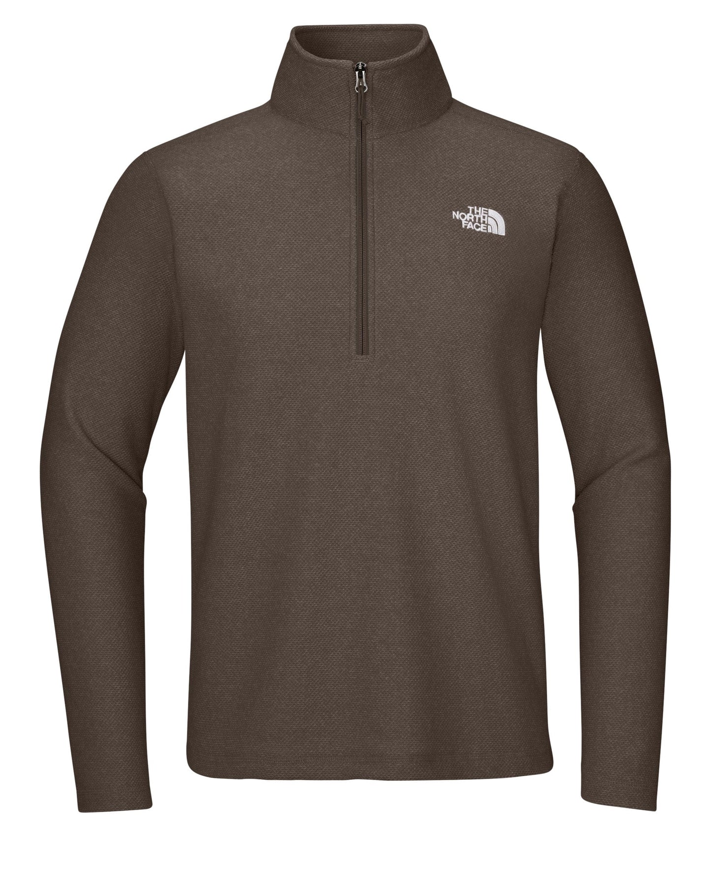The North Face Layering S / Smokey Brown Heather The North Face - Men's Textured Pine Grove 1/2-Zip