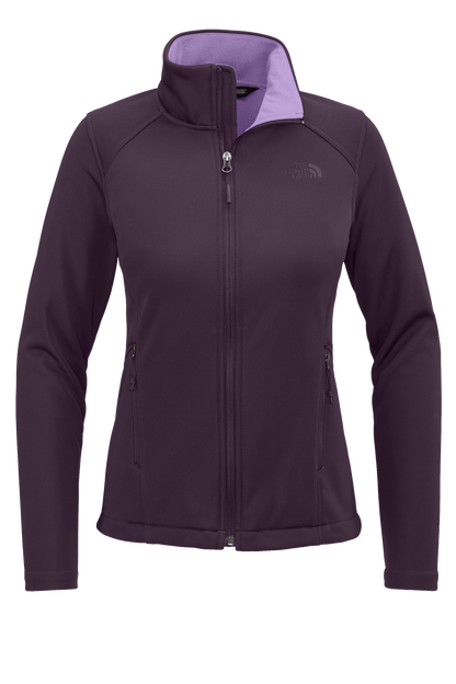 The North Face Outerwear S / Blackberry Wine The North Face - Women's Chest Logo Ridgewall Soft Shell Jacket