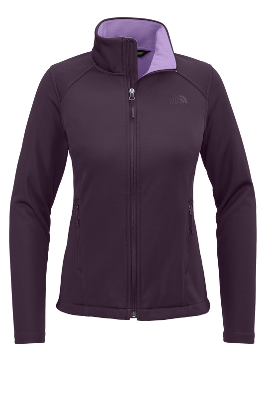The North Face Outerwear S / Blackberry Wine The North Face - Women's Chest Logo Ridgewall Soft Shell Jacket