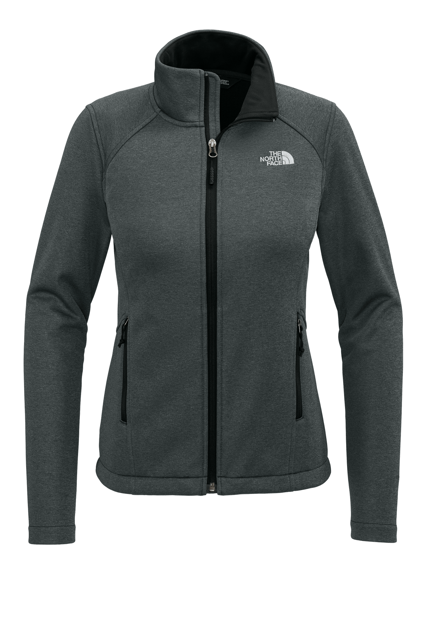 The North Face Outerwear S / Dark Grey Heather The North Face - Women's Chest Logo Ridgewall Soft Shell Jacket