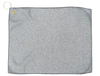 Threadfellows Accessories 15" x 18" / Grey/Black Microfiber Waffle Small Golf Towel  - 16" x 26"