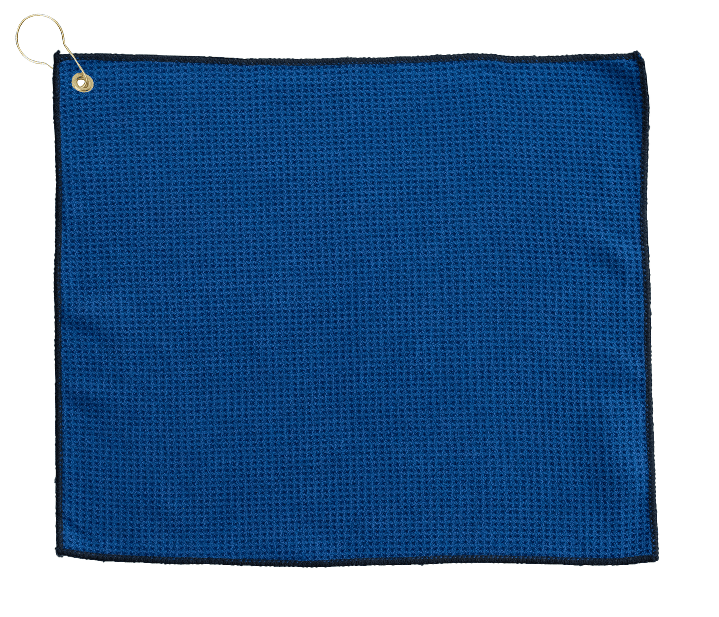 Threadfellows Accessories 15" x 18" / Navy/Black Microfiber Waffle Small Golf Towel  - 16" x 26"
