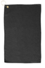 Threadfellows Accessories 16" x 26" / Black/White Microfiber Waffle Golf Towel  - 16" x 26"