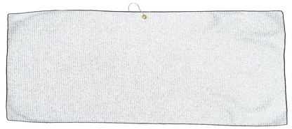 Threadfellows Accessories 17" x 40" / White/Black Microfiber Waffle Caddy Towel - 17" x 40"