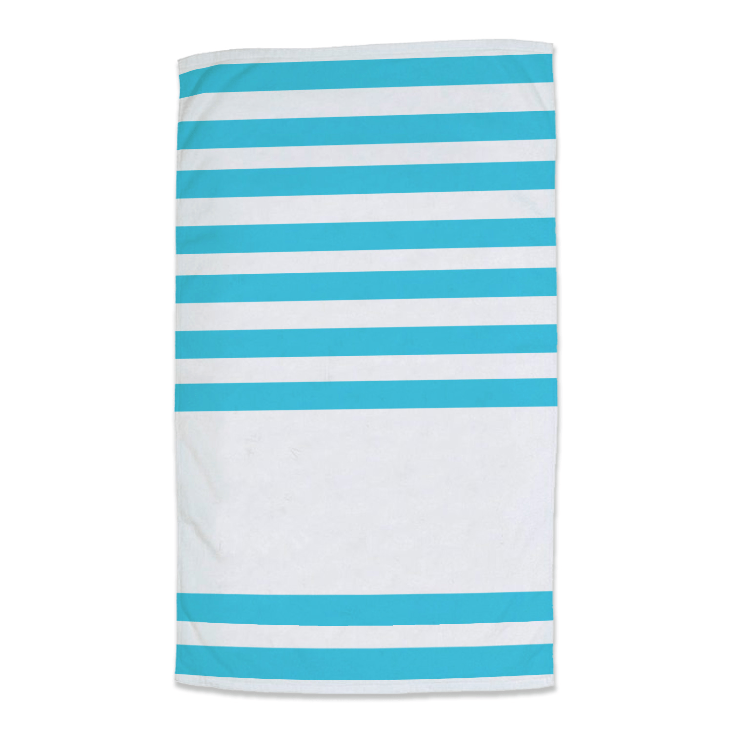 Threadfellows Accessories 35" x 60" / Coastal Blue Sandbar Stripe Beach Towel - 35" x 60"