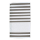 Threadfellows Accessories 35" x 60" / Grey Sandbar Stripe Beach Towel - 35" x 60"