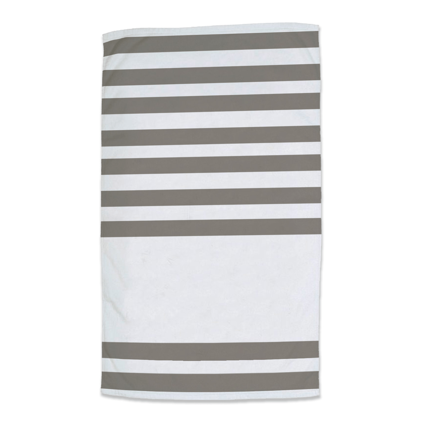 Threadfellows Accessories 35" x 60" / Grey Sandbar Stripe Beach Towel - 35" x 60"