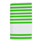 Threadfellows Accessories 35" x 60" / Lime Green Sandbar Stripe Beach Towel - 35" x 60"
