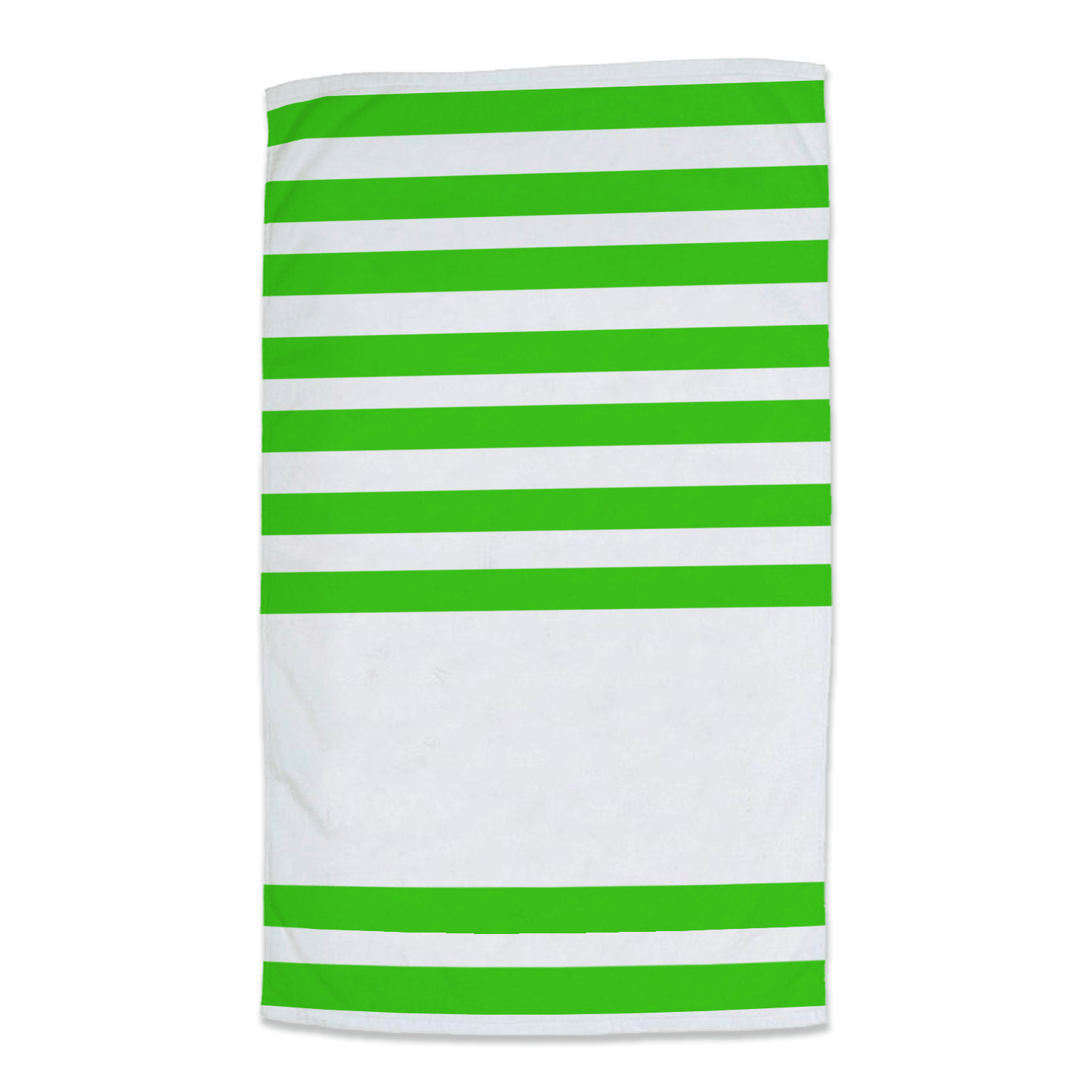 Threadfellows Accessories 35" x 60" / Lime Green Sandbar Stripe Beach Towel - 35" x 60"
