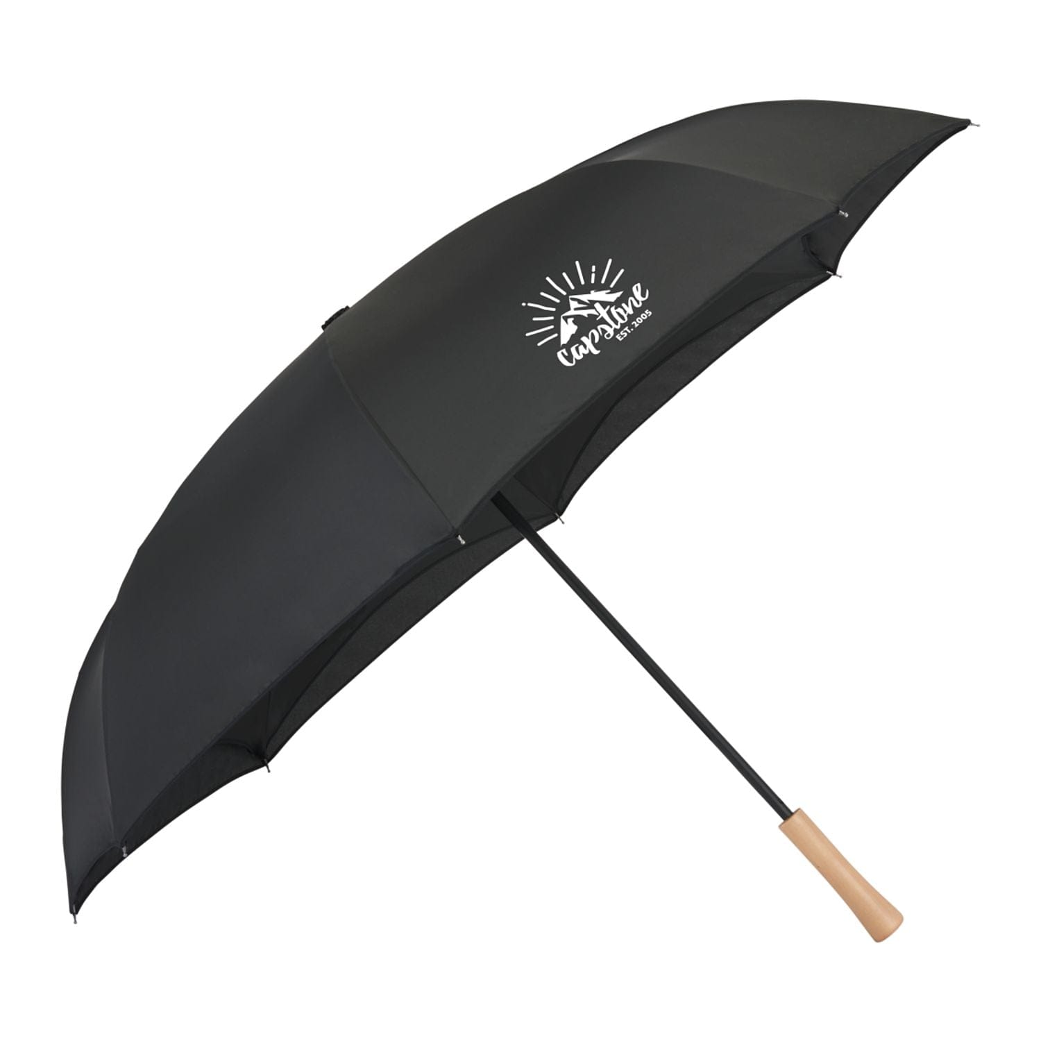 Threadfellows Accessories 48" / Black Recycled Manual Inversion Umbrella 48"