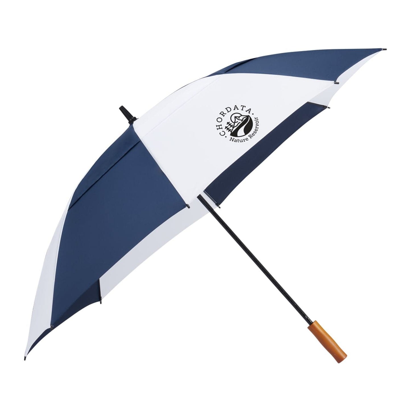 Threadfellows Accessories 58" / Navy/White Recycled Golf Umbrella 58"