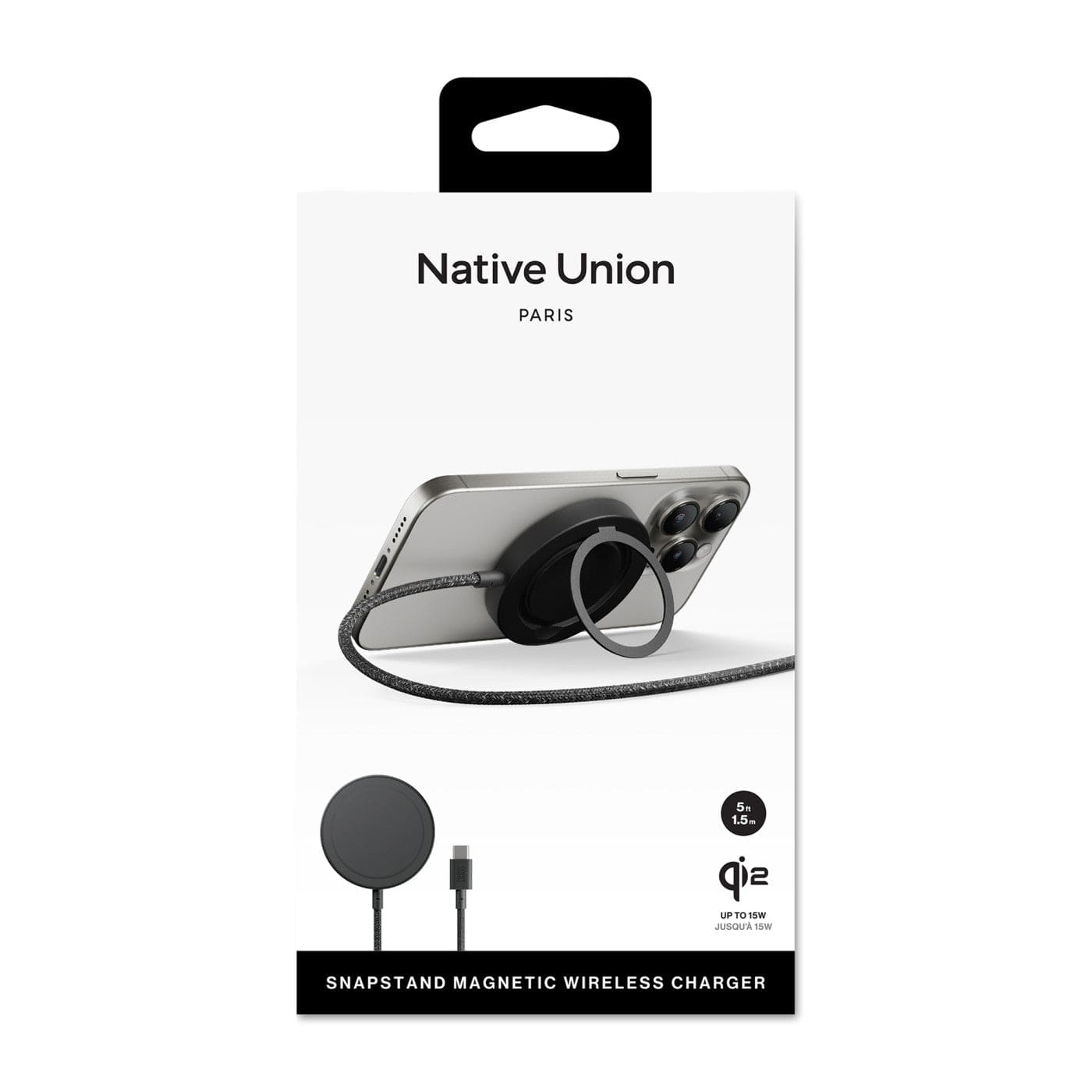 Threadfellows Accessories Native Union Snapstand Qi2 Wireless Charger