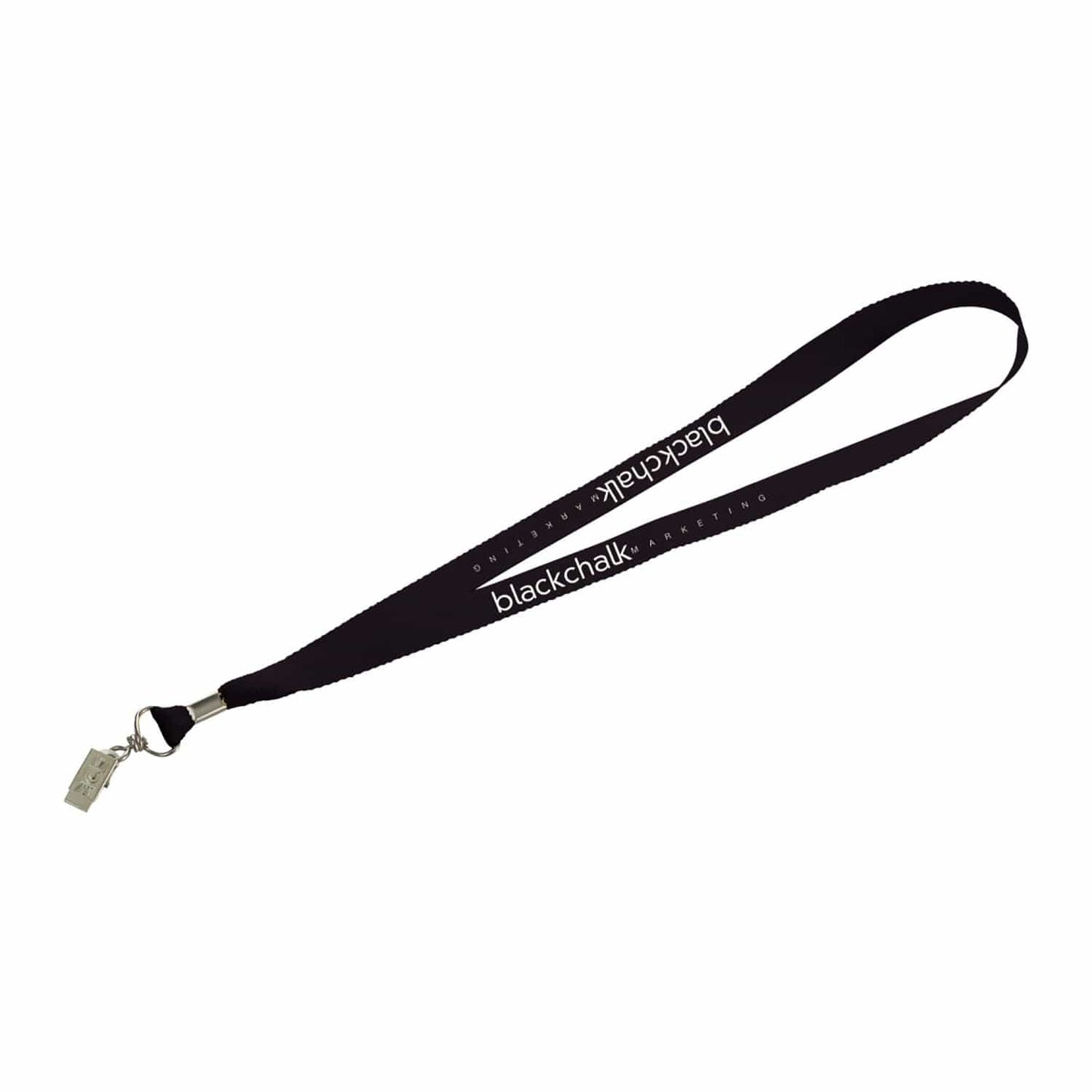 Threadfellows Accessories One Size / Black Lanyard w/ Bulldog Clip