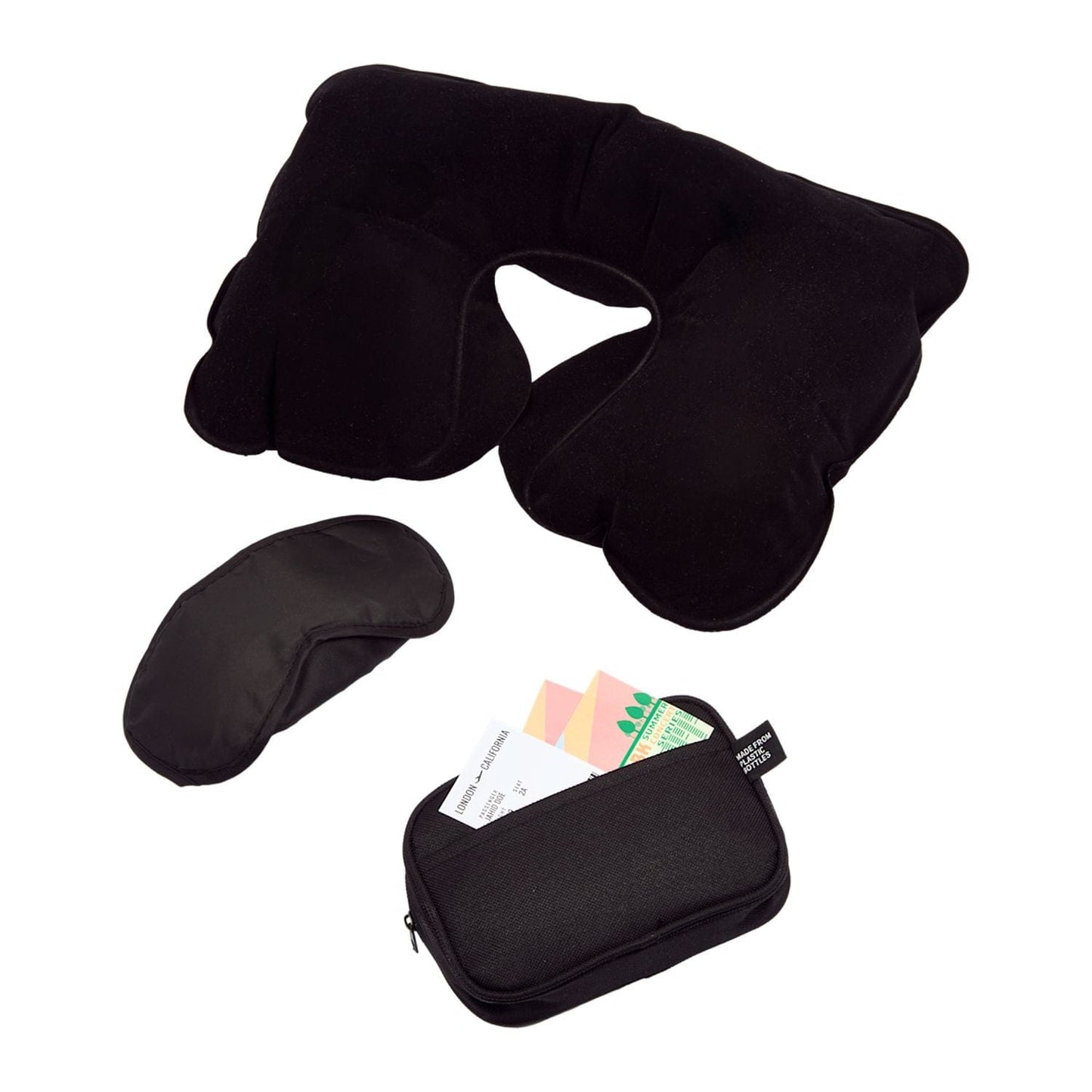 Threadfellows Accessories One Size / Black RPET Personal Comfort Travel Kit